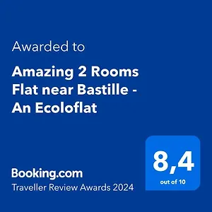 Amazing 2 Flat Near Bastille - An Ecoloflat Appartement Paris